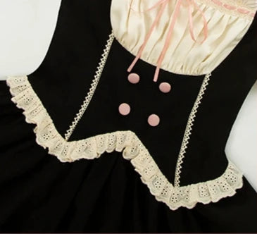 Sweetheart fake layered dress