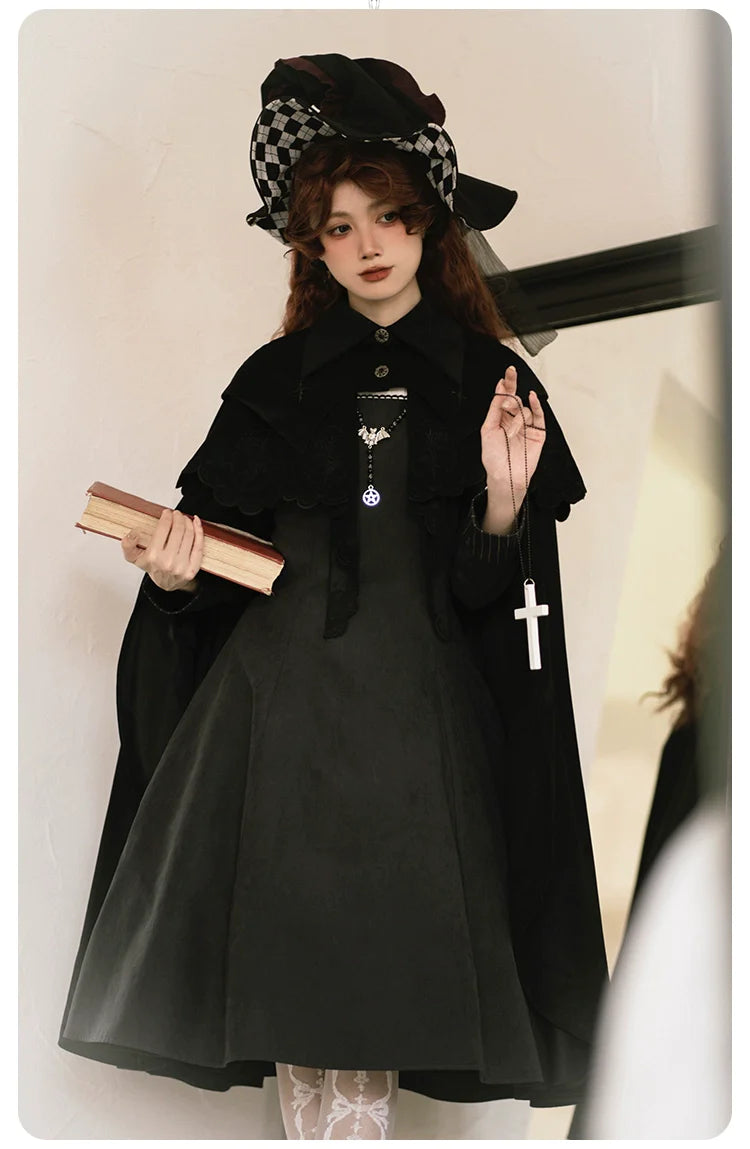 Thorns Cross 2way black cloak