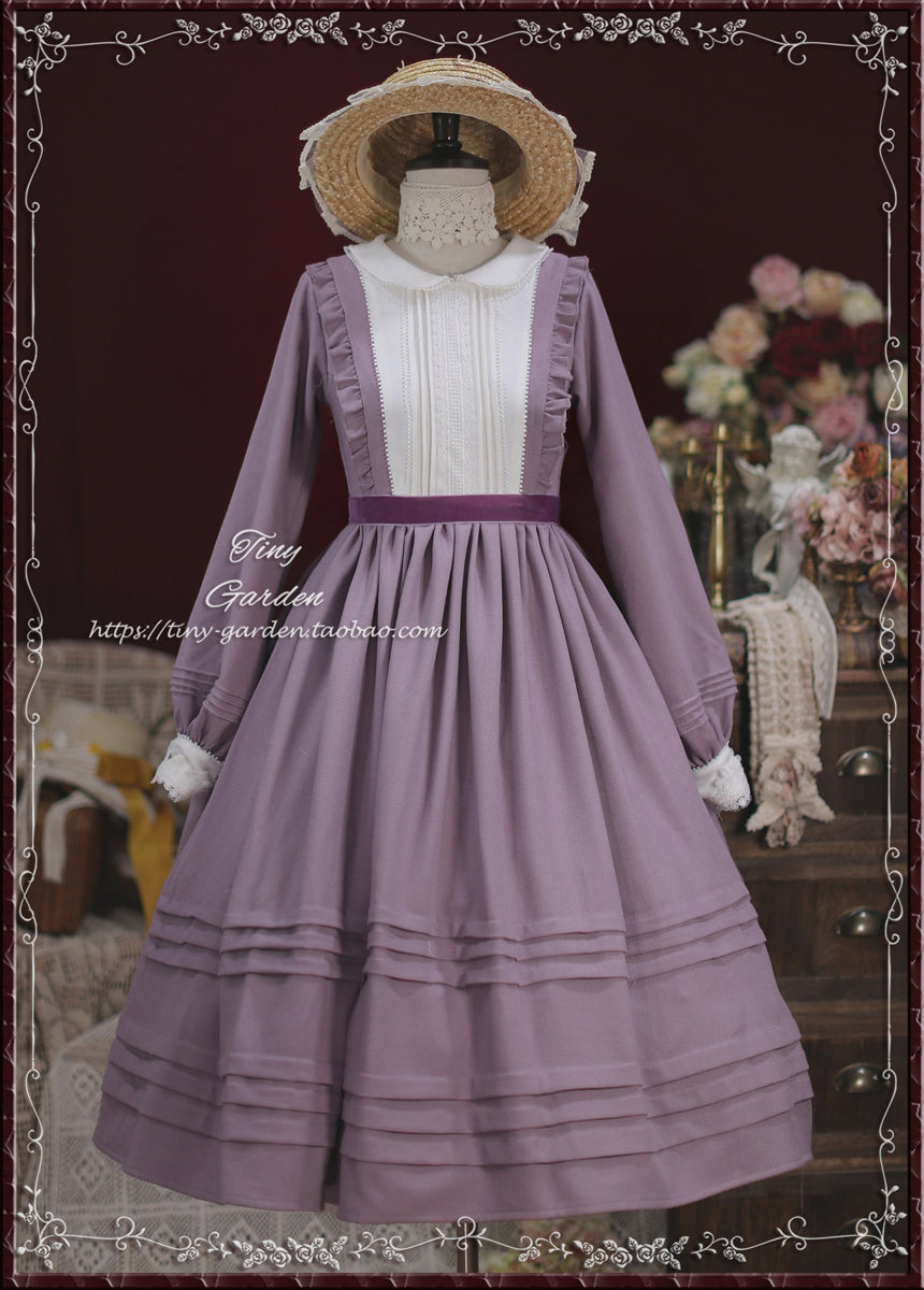 【予約販売】英国クラシカル起毛ワンピース