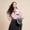 [Pre-order] Hogwarts School of Witchcraft and Wizardry Loose Fit Short Sleeve Blouse