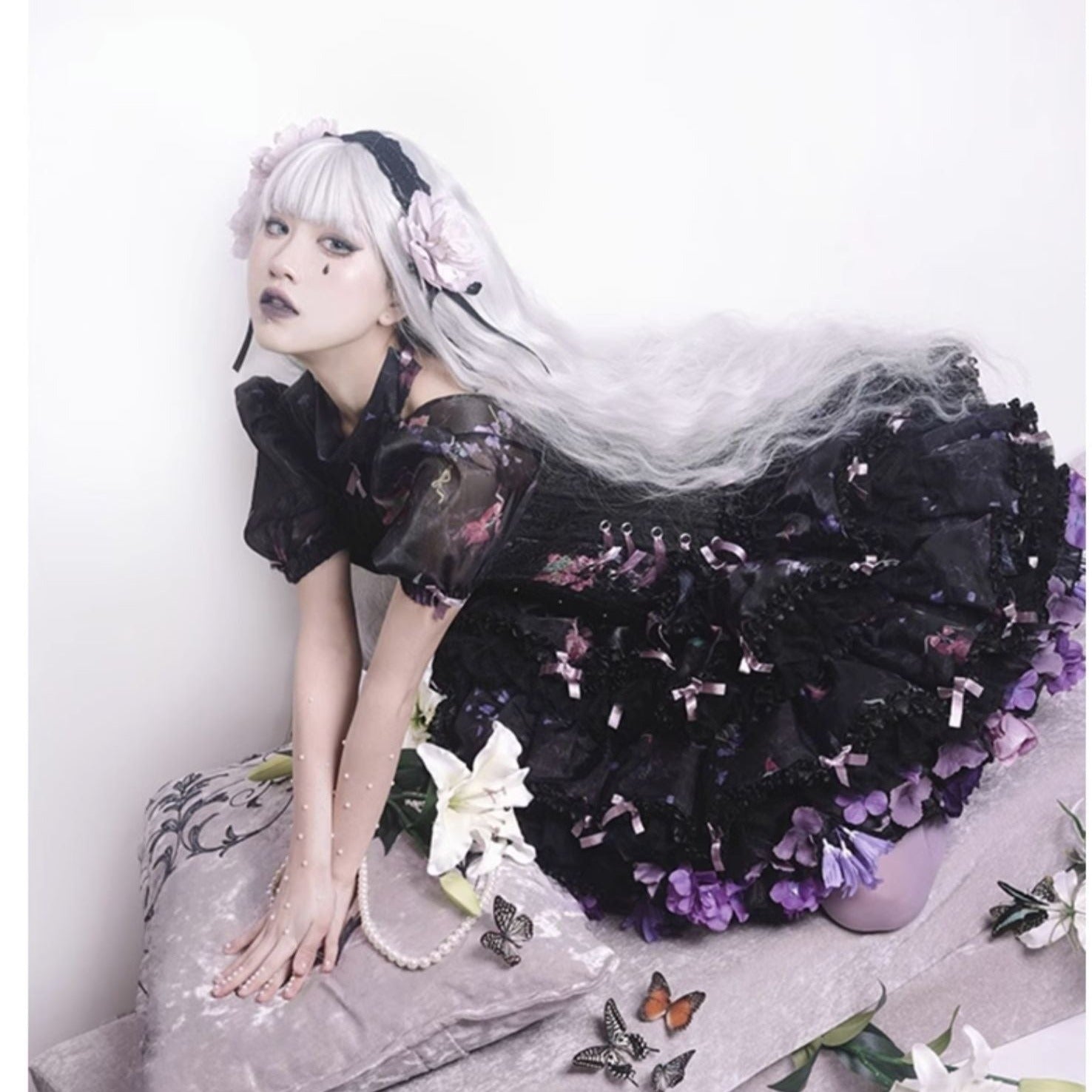 予約販売【話題No.1パニエ】フラワーパニエ35cm・45cm