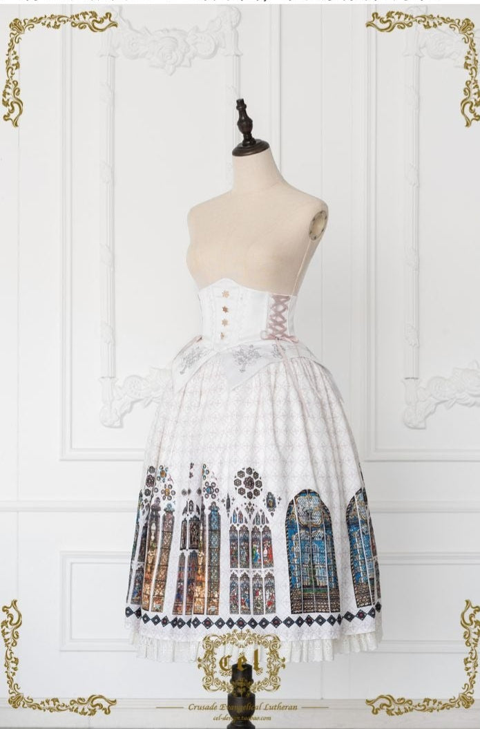 The Holy Cross コルセット一体型スカート