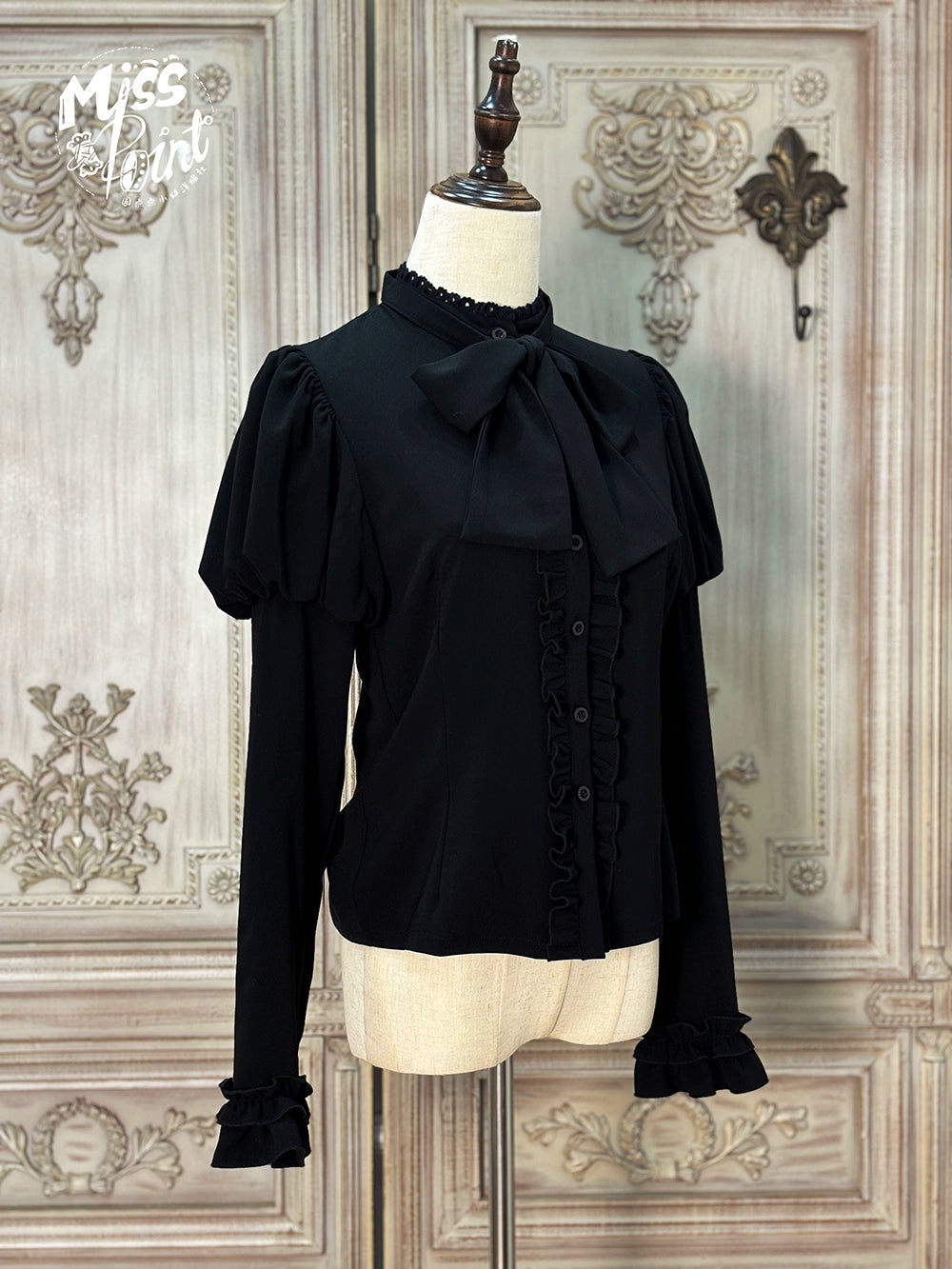 [Pre-orders available until 12/12] Eye of Horus ribbon tie blouse