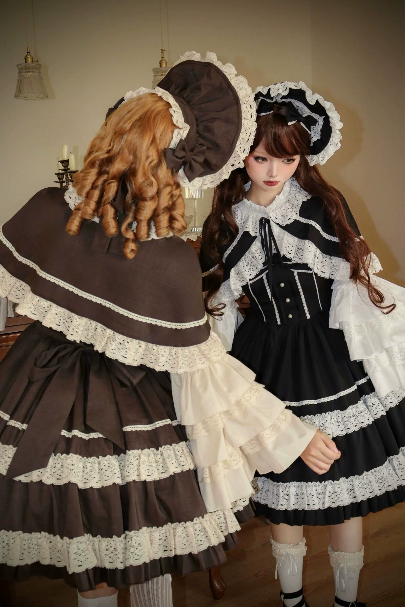 Caramel Doll レースのジャンパースカート