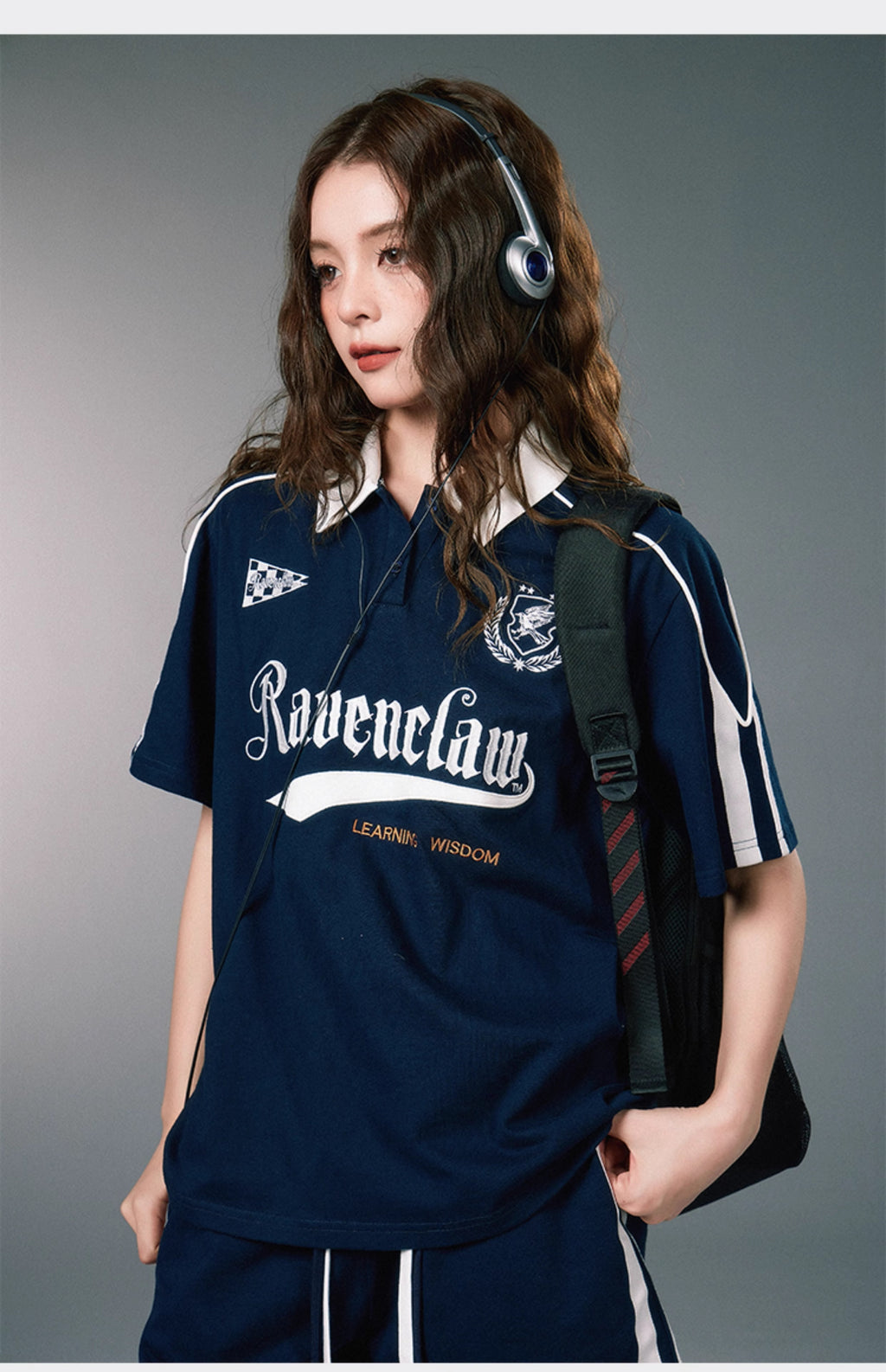 [Pre-oder] Hogwarts School of Witchcraft and Wizardry Loose fit collared top and shorts