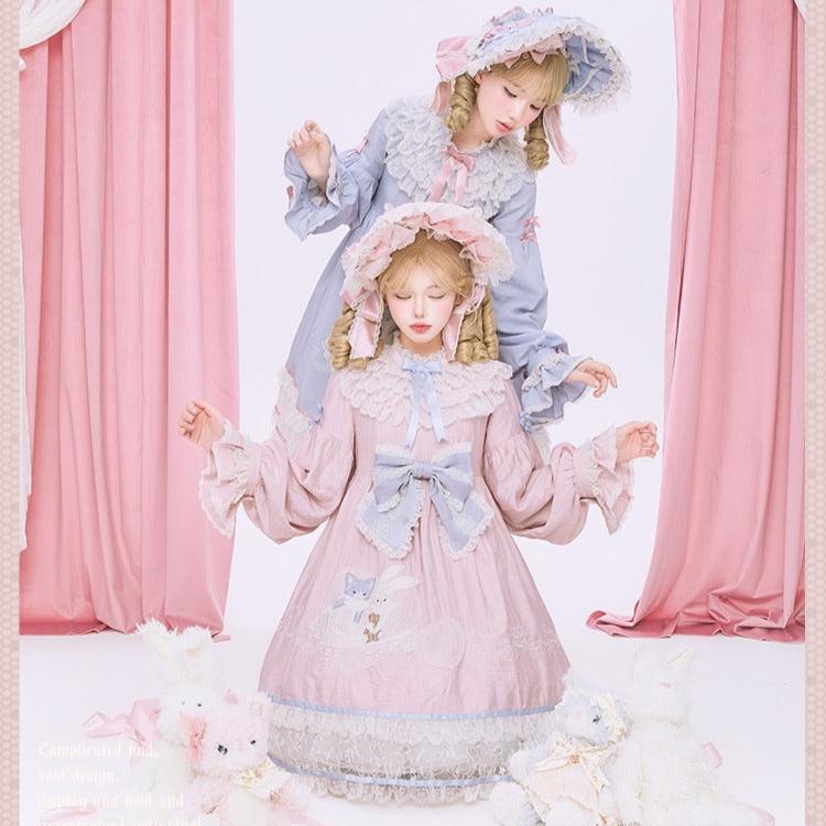【再販・受注予約12/23まで】Lace Figure アップリケワンピース