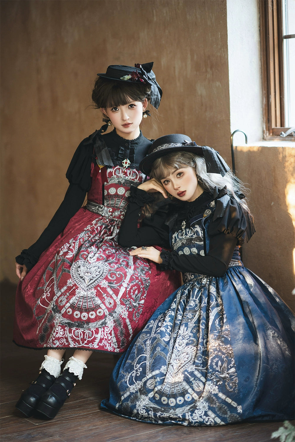 [Pre-orders available until 12/12] Eye of Horus ribbon tie blouse