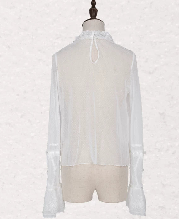 【受注予約8/26まで】Iris Clock シアーブラウス