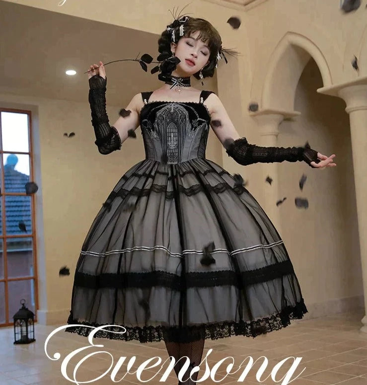 [Sale period ended] Evensong veil jumper skirt