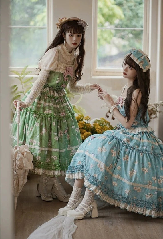 Lily and Wind クラシカルプリントスカートとトップス