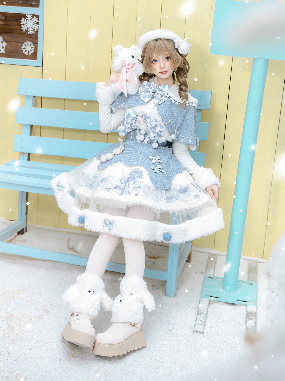 Winter Wonderland ジャンパースカートとマント