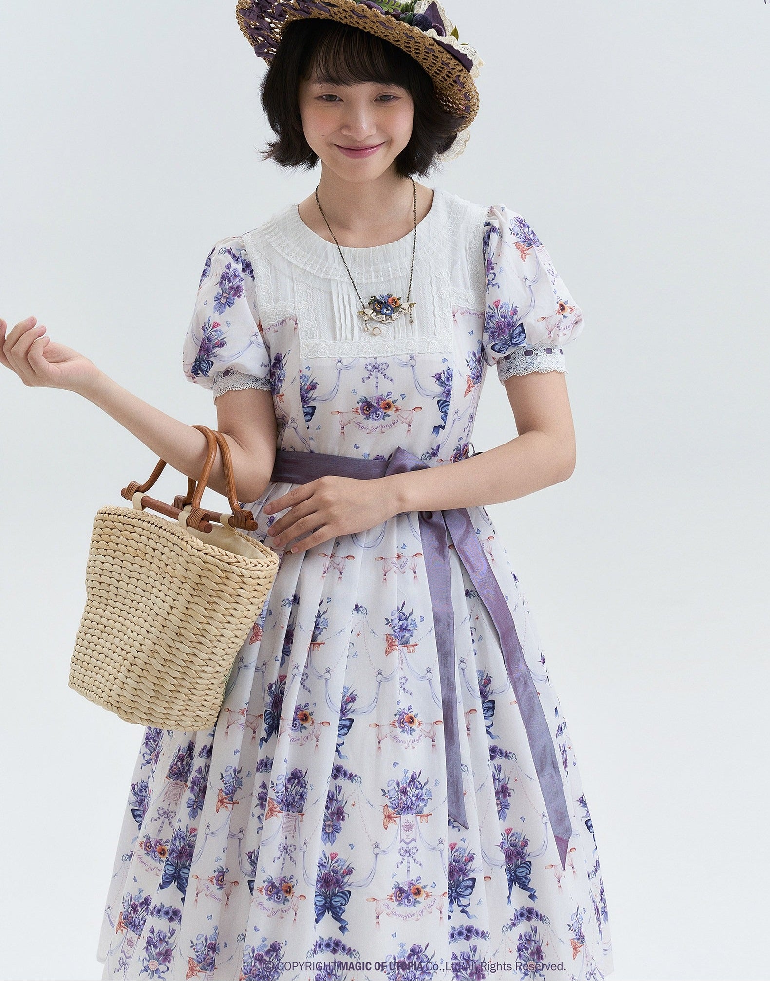 同時購入のみ【受注予約7/10まで】夢見蝶 ネックレス