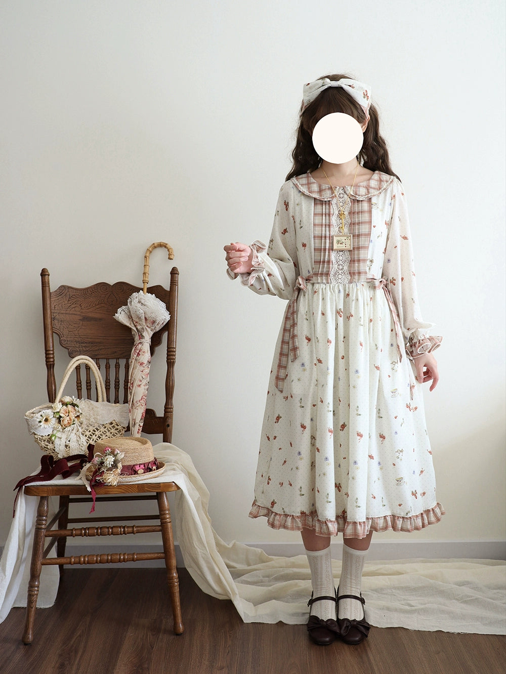 [Pre-order] Autumn Pleasure Round Collar Dress