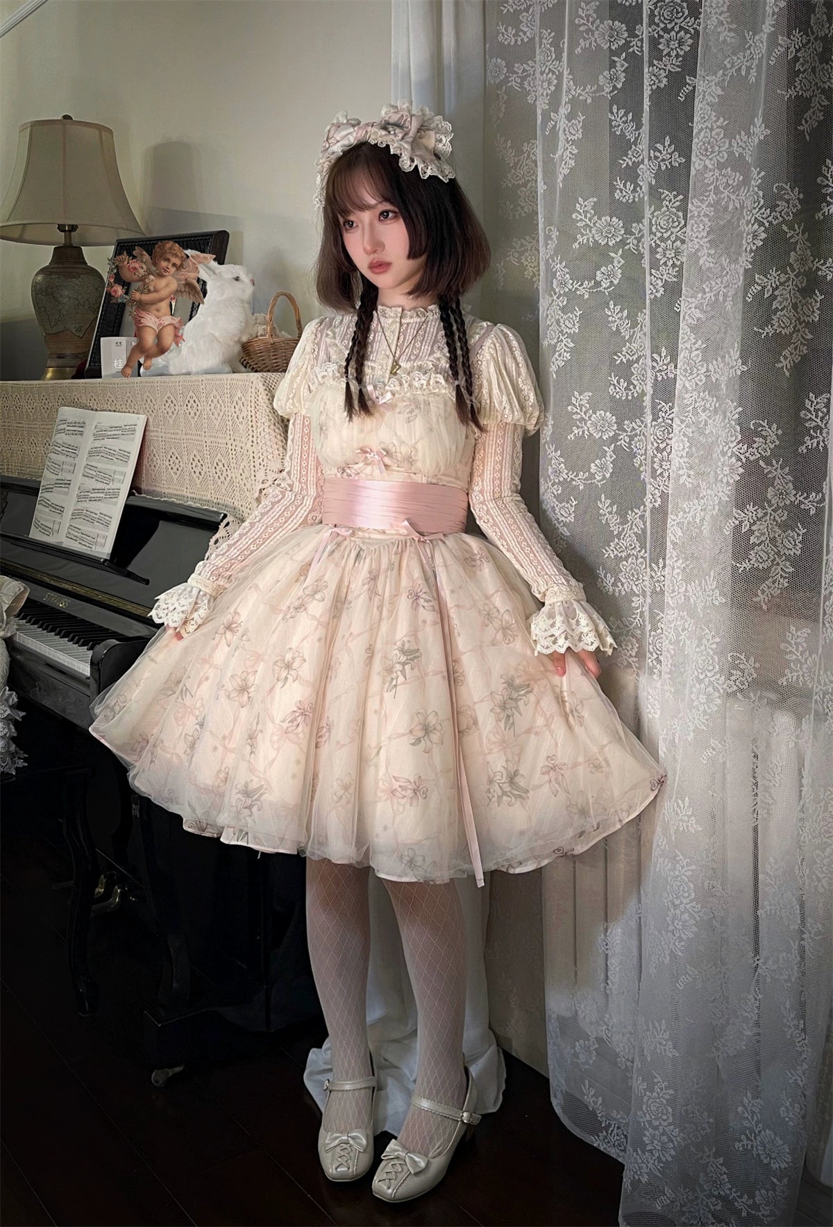 [Pre-orders available until 2/3] Lily and Wind Sheer Sleeve Jumper Skirt