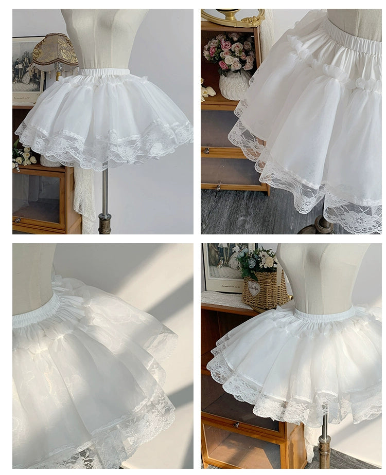 ボリュームレースパニエ35cm