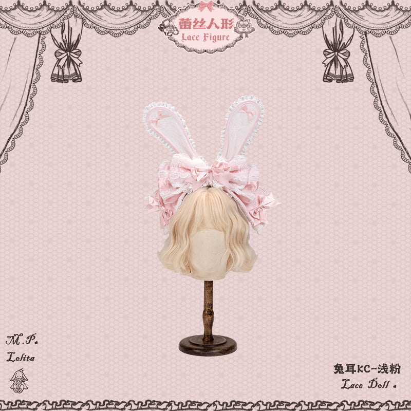同時購入のみ【受注予約12/23まで】Lace Figure うさ耳カチューシャ他アクセサリー