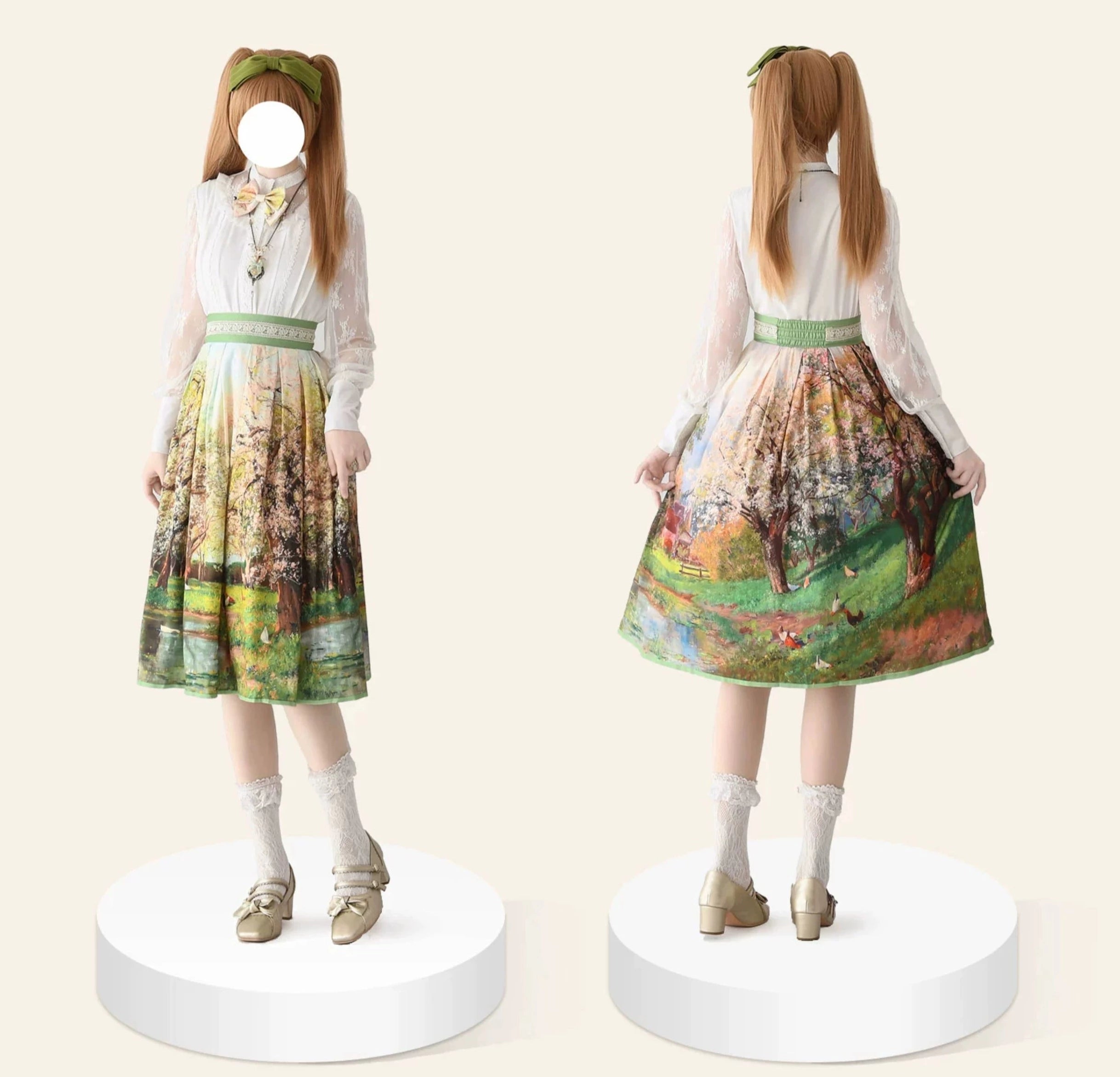 Oil painting collection 油絵絵画集スカート 全8作品