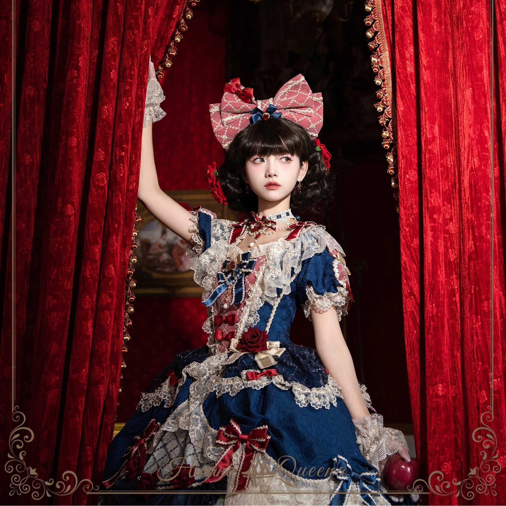 Mirror Snow White プリンセススイートドレス・ネイビー