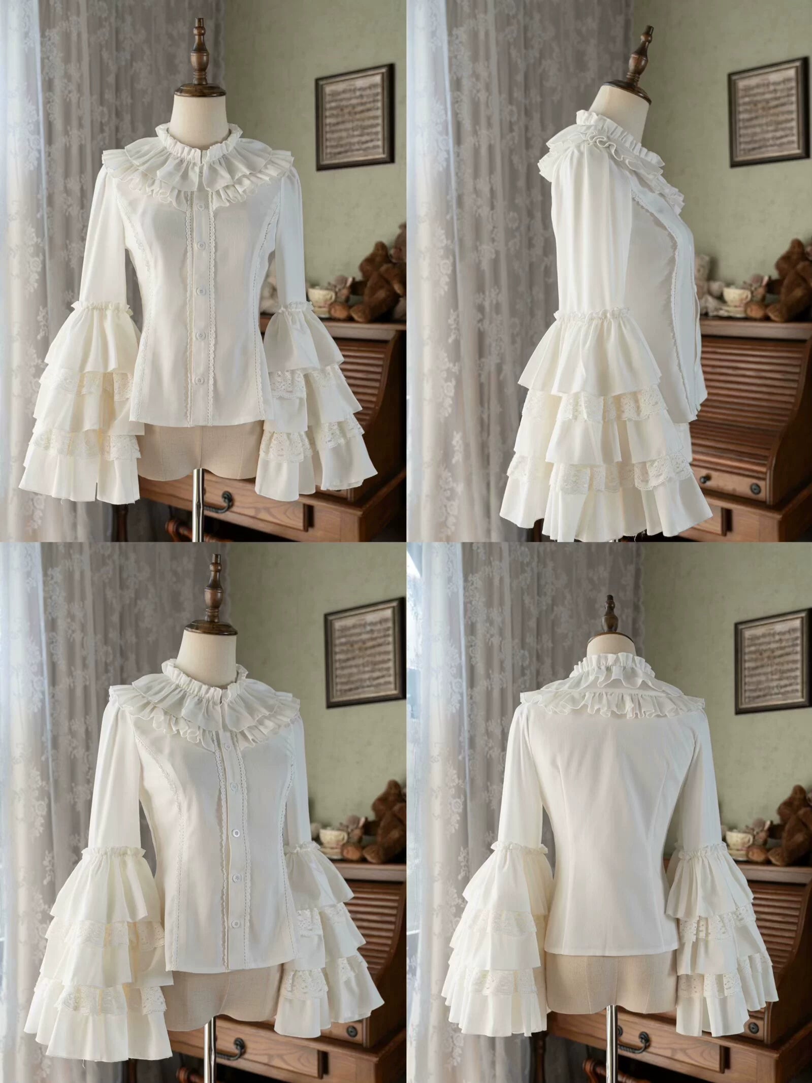 [Pre-orders until 12/12] Caramel Doll Princess Sleeve Blouse
