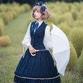 【予約販売】英国クラシカルロリィタ 縦縞ベスト