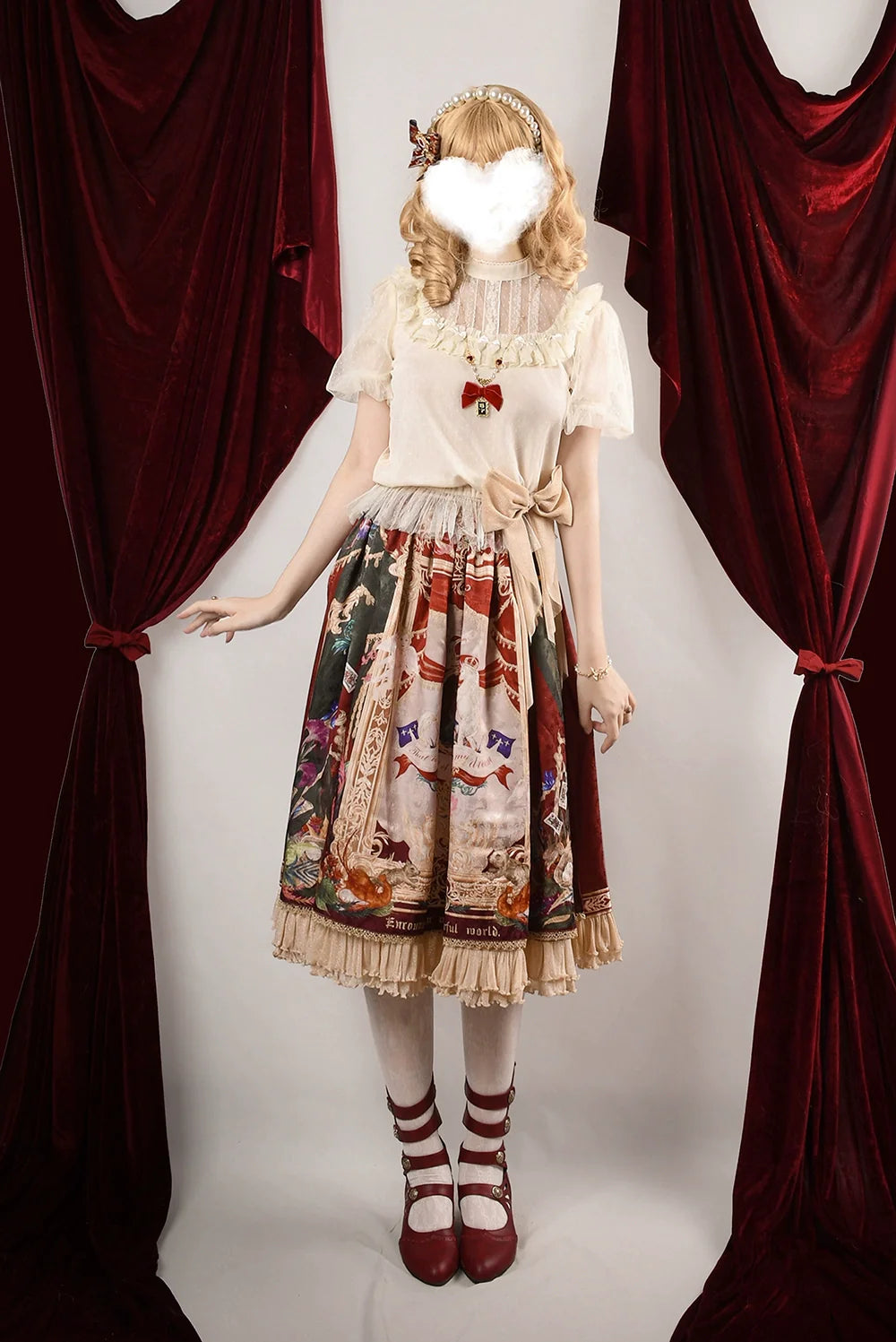 Wanhua Mirror Western aristocratic skirt frill type