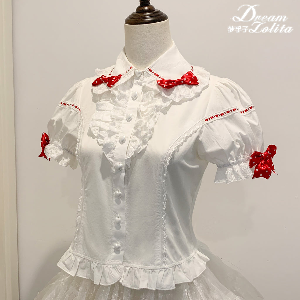 Dream to Strawberry 2wayブラウス