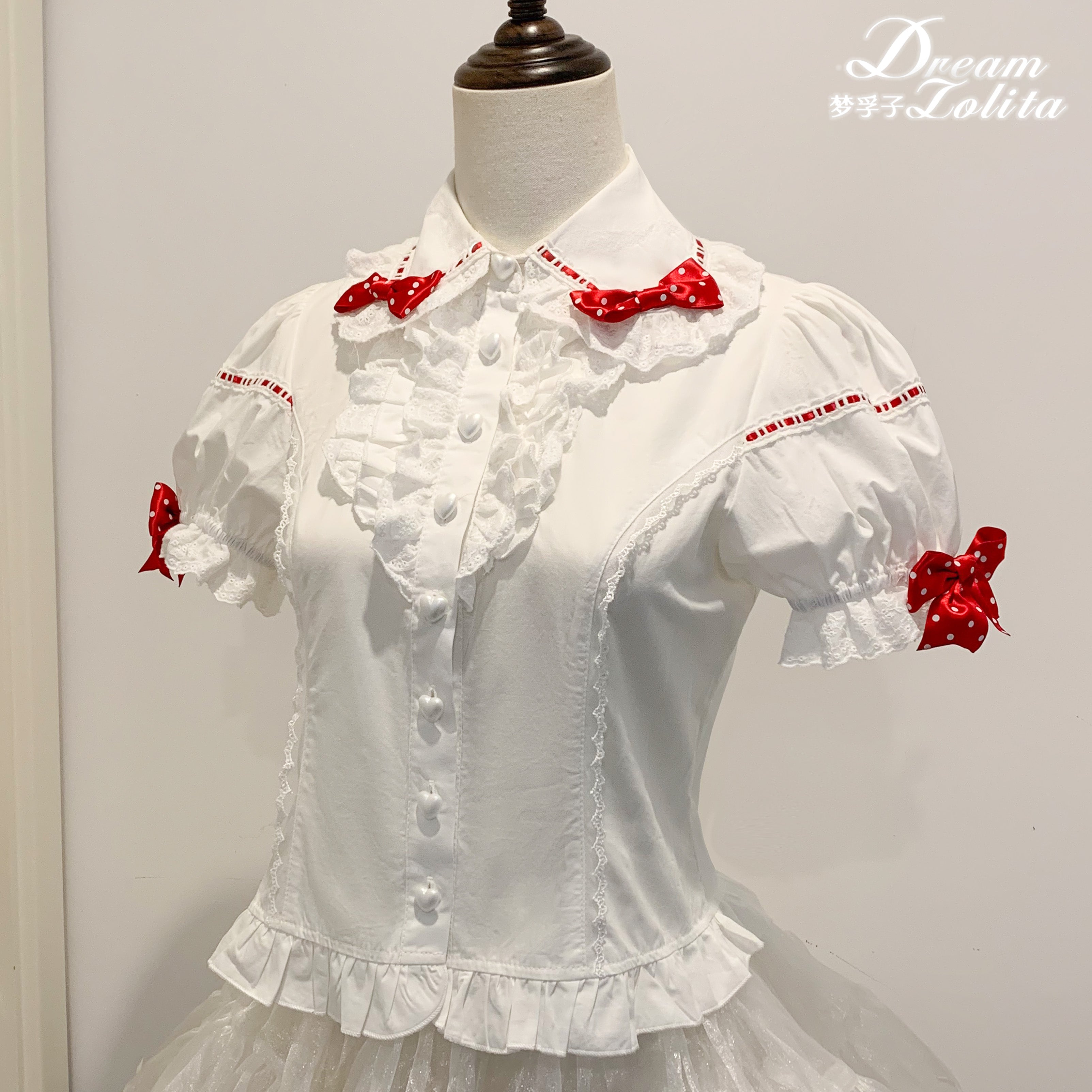 Dream to Strawberry 2wayブラウス