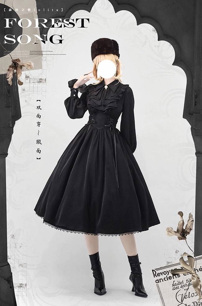 予約販売】ジャボタイ付クラシカルストライプブラウス – ロリータ 予約販売】ジャボタイ付クラシカルストライプブラウス – ロリータ