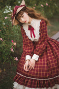[Pre-order] British Classical Lolita Warm Check Dress