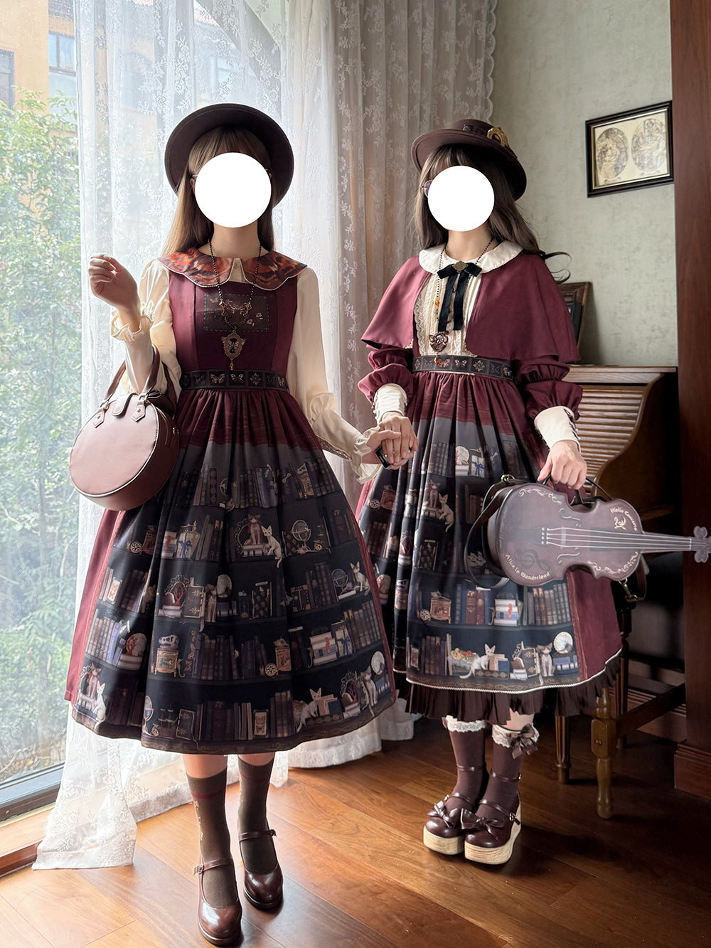 【予約販売】German Bookcase ジャンパースカート