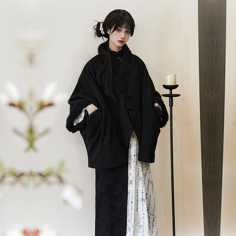 和ロリ・華ロリ ボアのあったか羽織