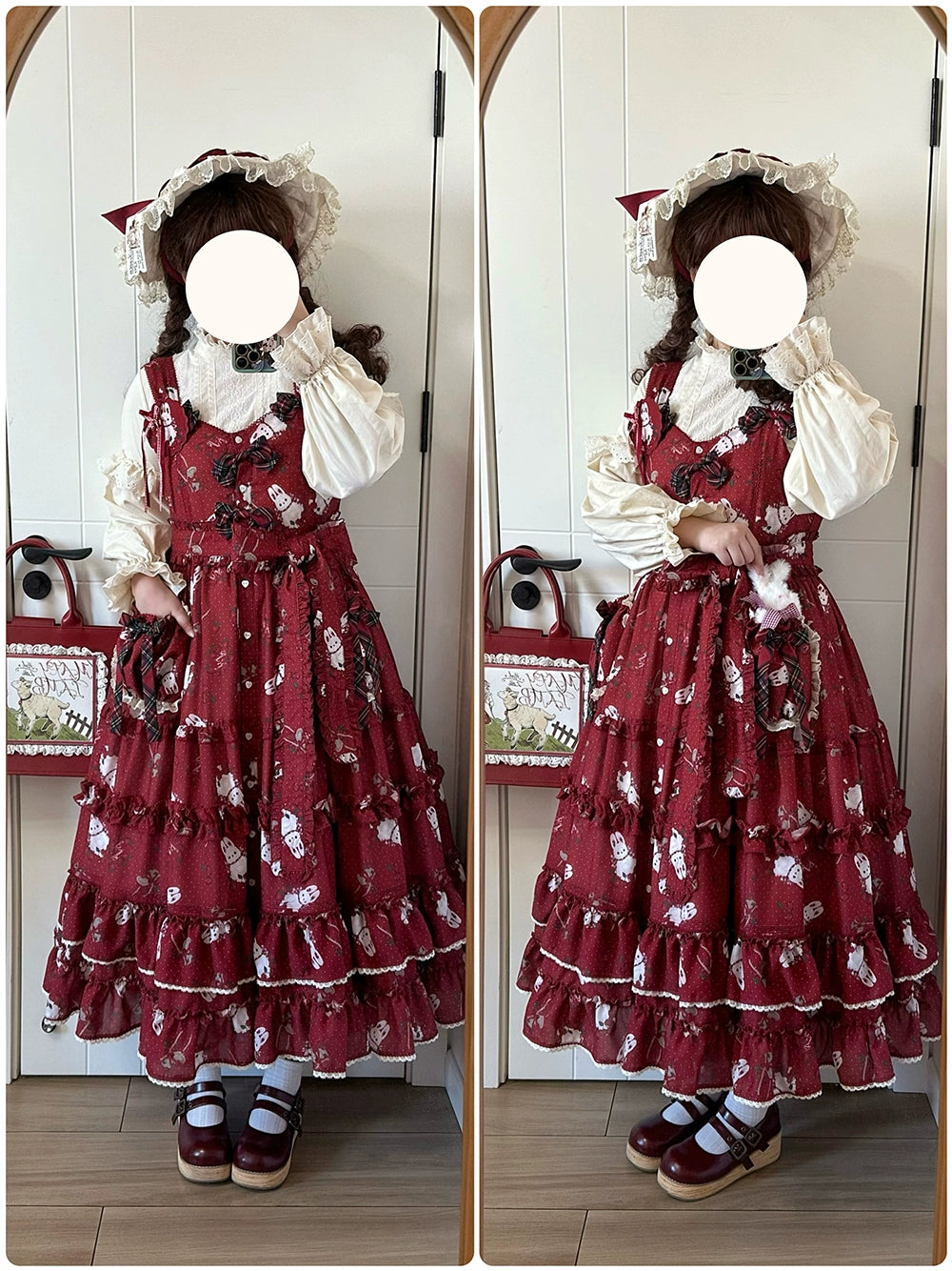 予約販売】Sweet Berry Rabbit ジャンパースカート – ロリータ 予約販売】Sweet Berry Rabbit ジャンパースカート – ロリータ