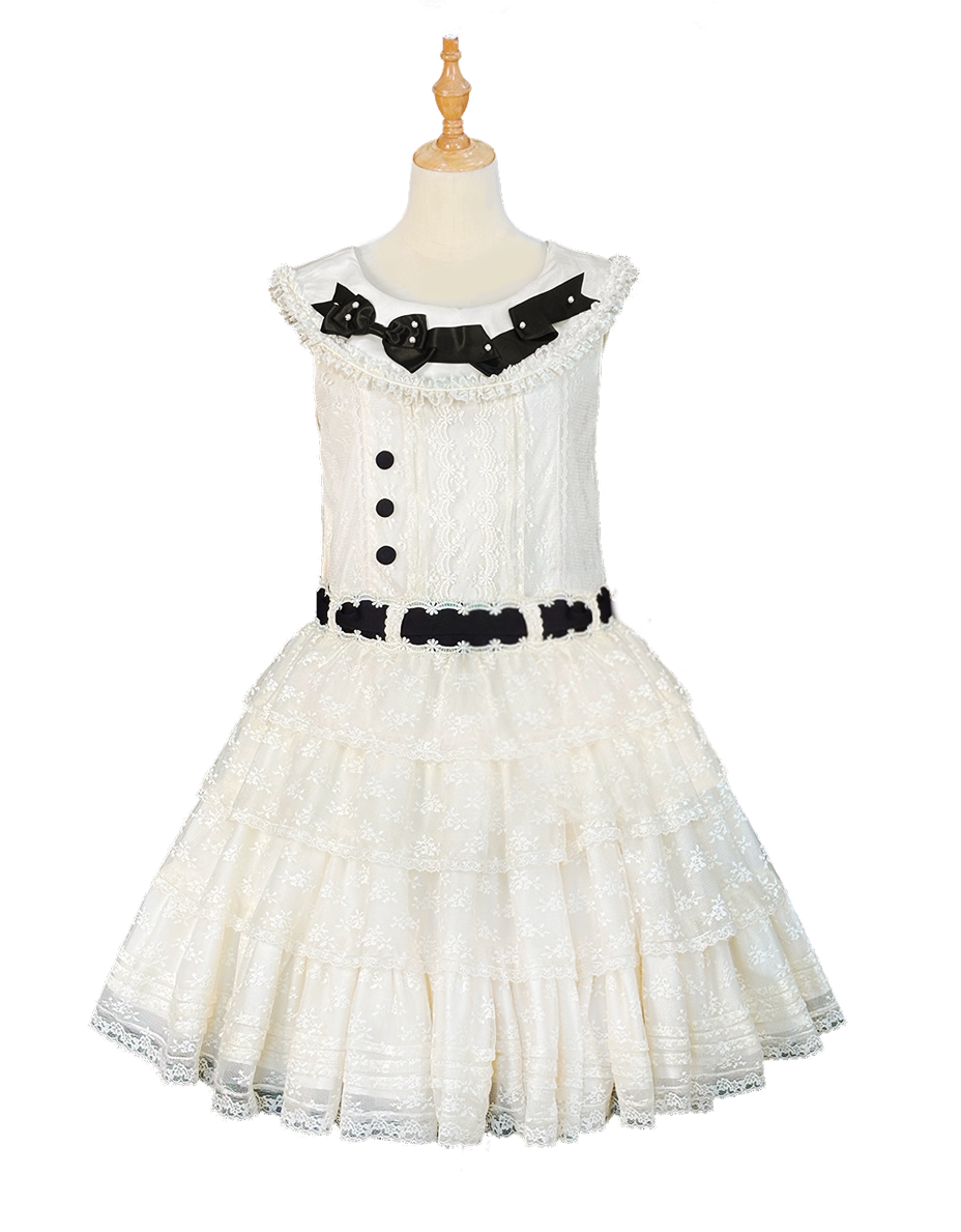 【受注予約10/13まで】Dream Lace ドールスタイルジャンパースカート