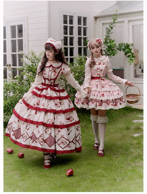 Apple Orchard Short skirt and sleeveless top set