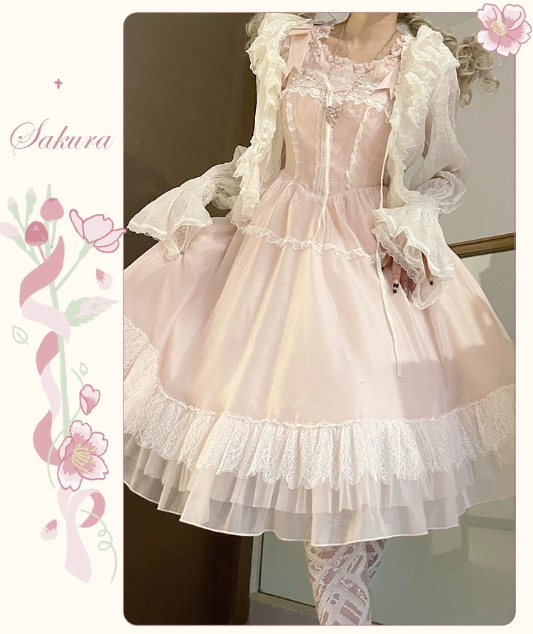 [Sale period ended] Confession under the Sakura Tree sheer cardigan