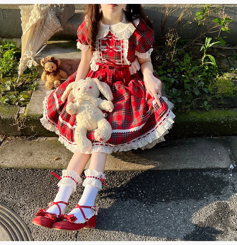 【受注予約5/21まで】Laura's Doll 付け袖付ワンピース・全5色