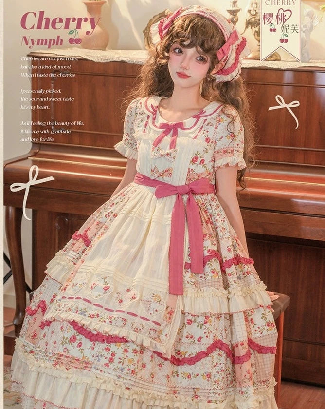 Cherry Nympf Frill Dress