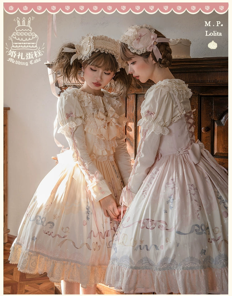 [Pre-orders accepted until 12/26] Sweet Wedding Cake Frill Blouse