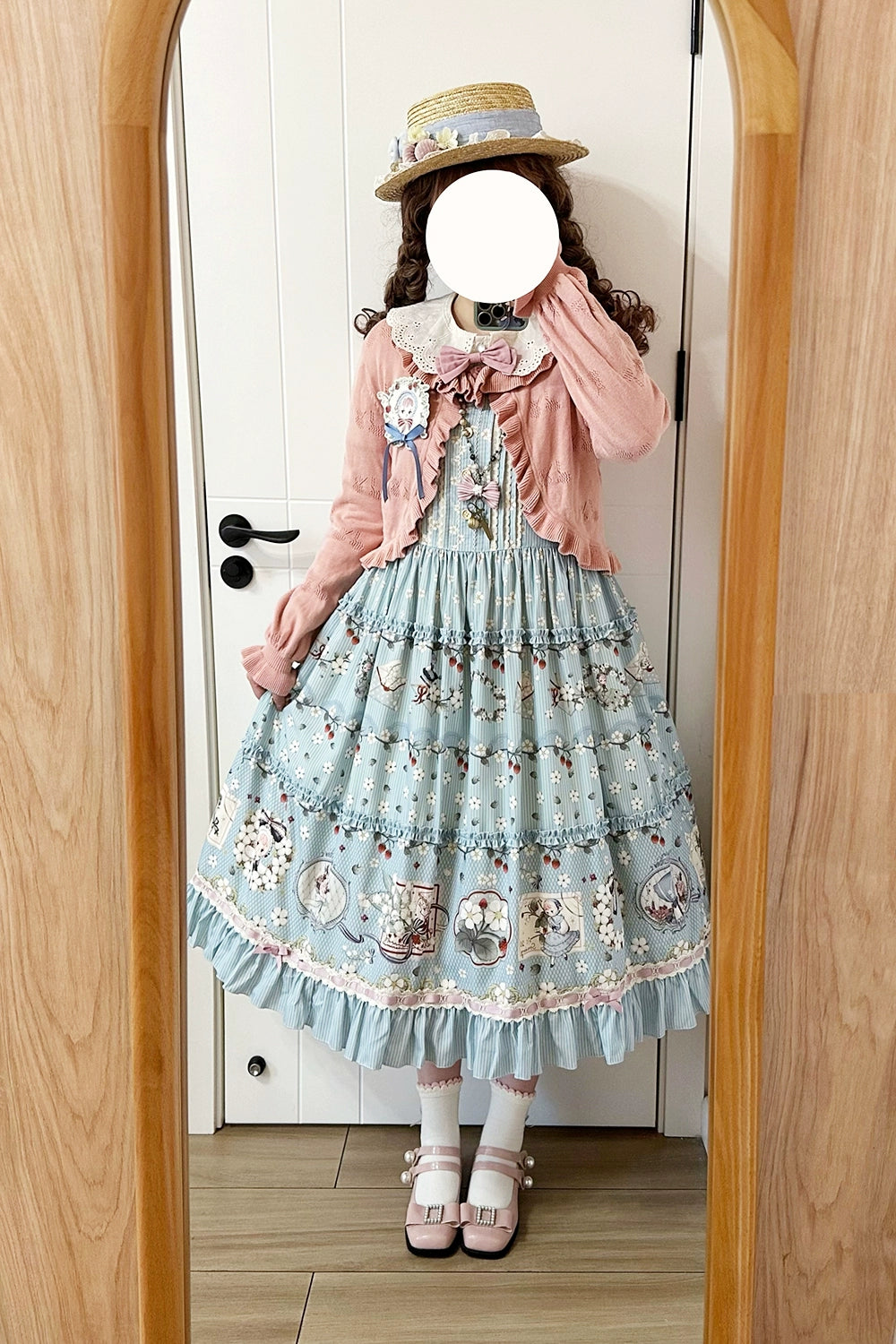 [Pre-orders available until 2/19] Sweetie Sheep Print Jumper Skirt