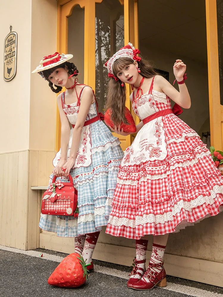 Strawberry Basket ジャンパースカート