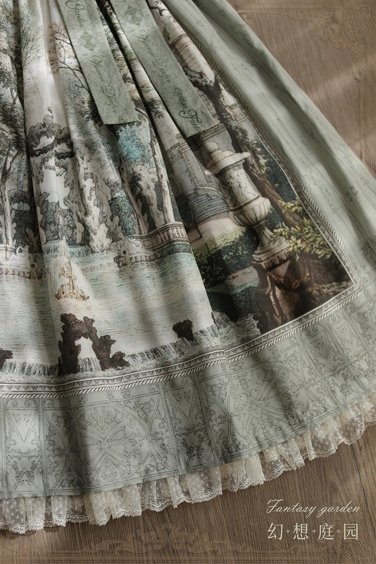 [Sales period ended] Fantasy Garden Print Skirt