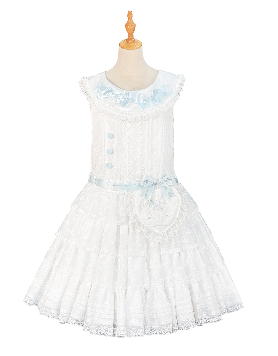 【受注予約10/13まで】Dream Lace ドールスタイルジャンパースカート