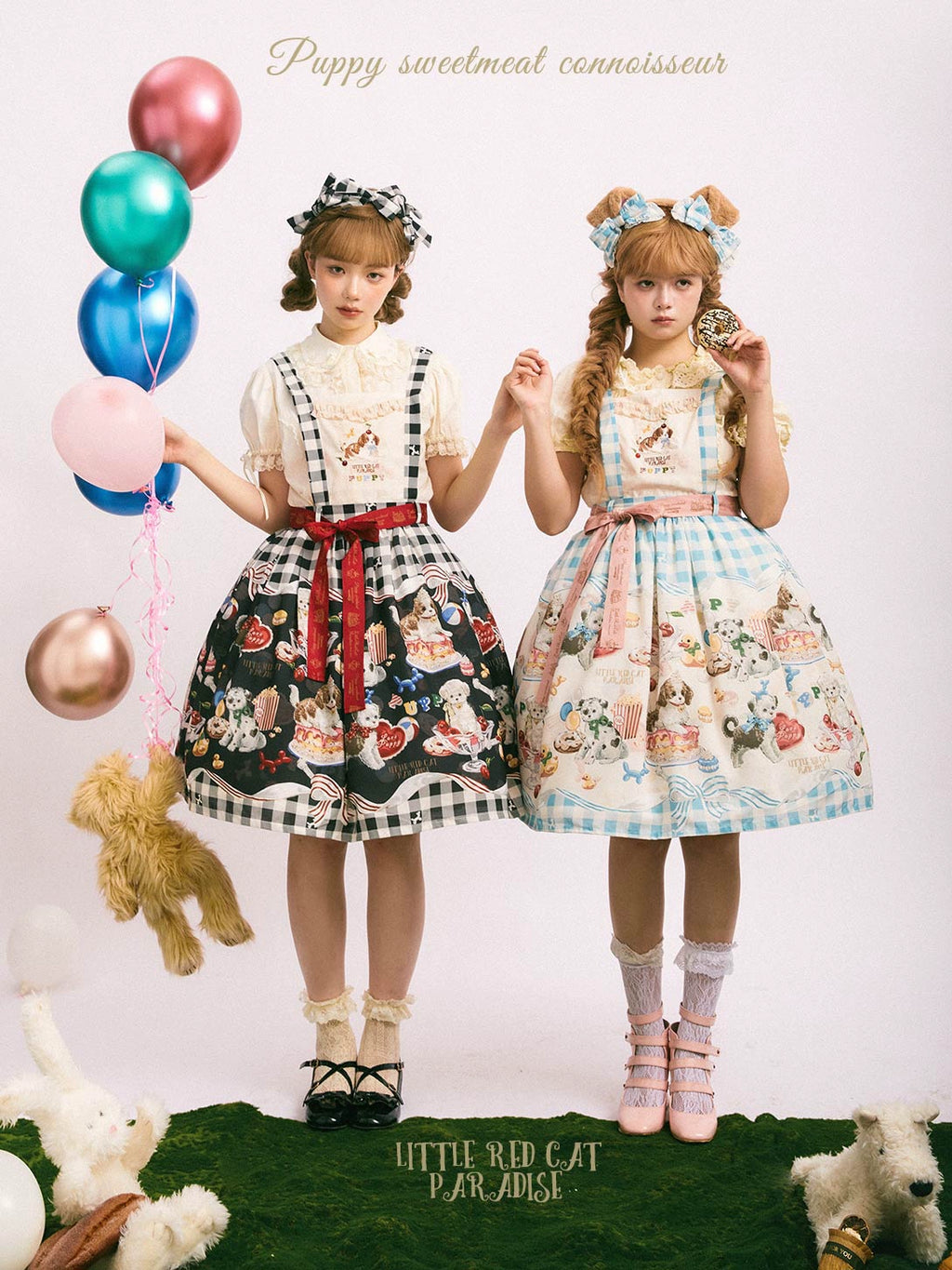 Puppy Patissier 2wayサロペットスカート