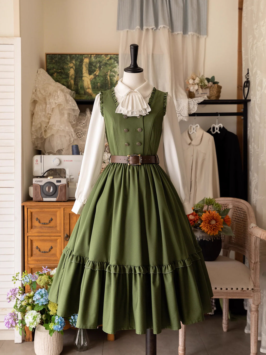 Small Manor クラシカルジャンパースカート