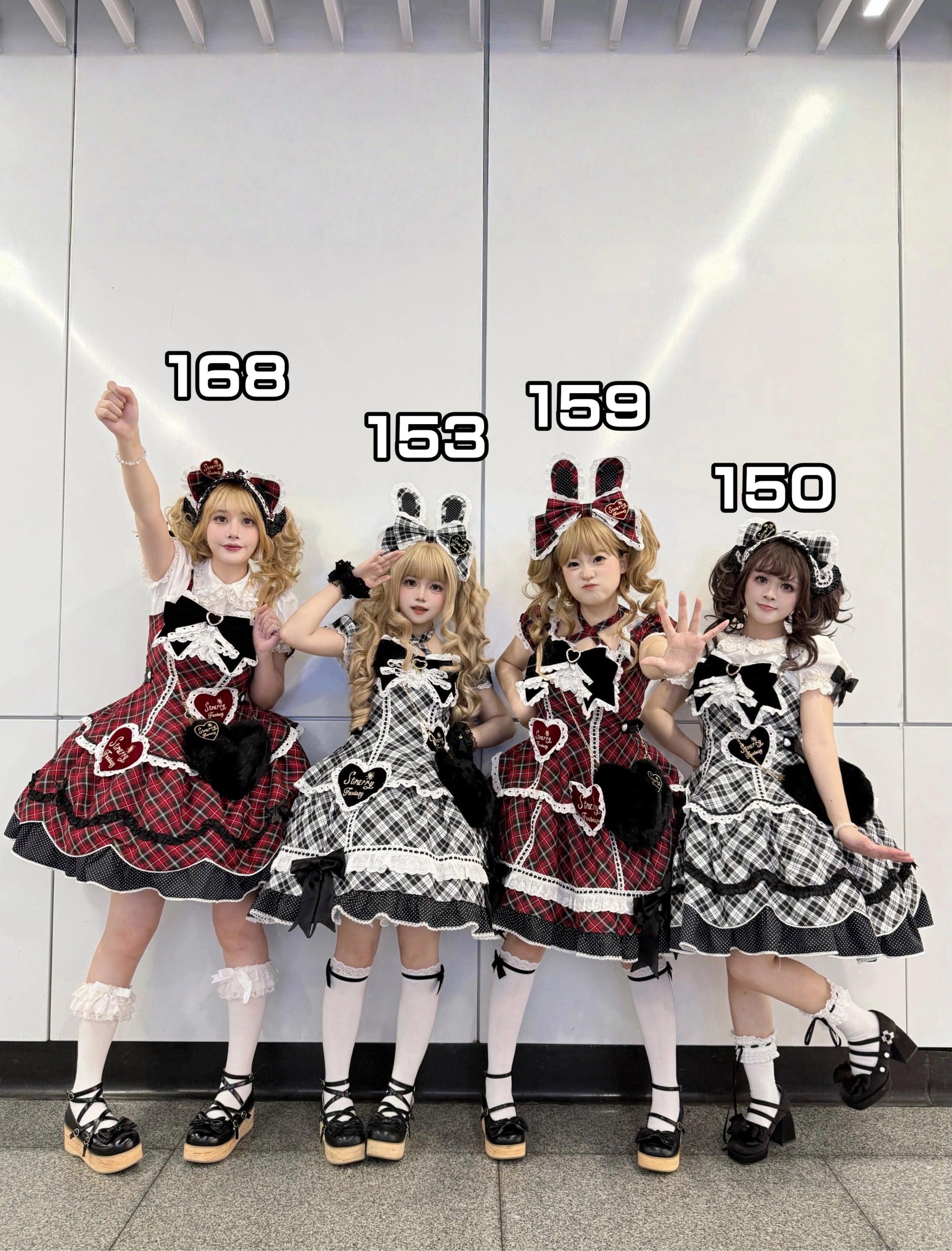 【受注予約11/13まで】Velvet Sweetie Heart ジャンパースカート・ブラック