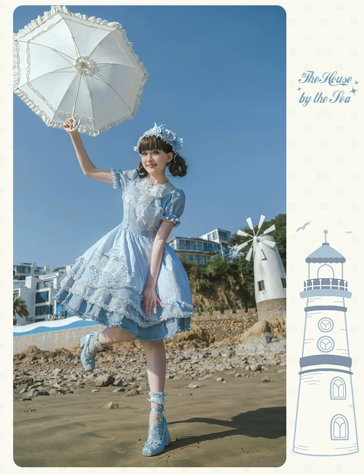 【受注予約6/18まで】The House by the Sea 半袖ワンピース