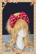 Mushroom Owl Polka Dot Ribbon Headband