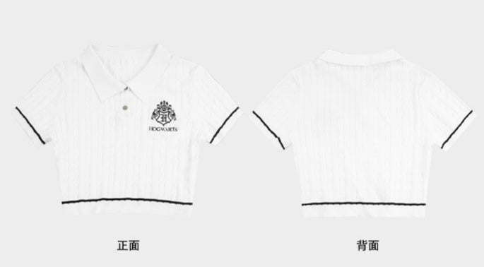 [Pre-order] Hogwarts School of Witchcraft and Wizardry Short sleeve polo knit
