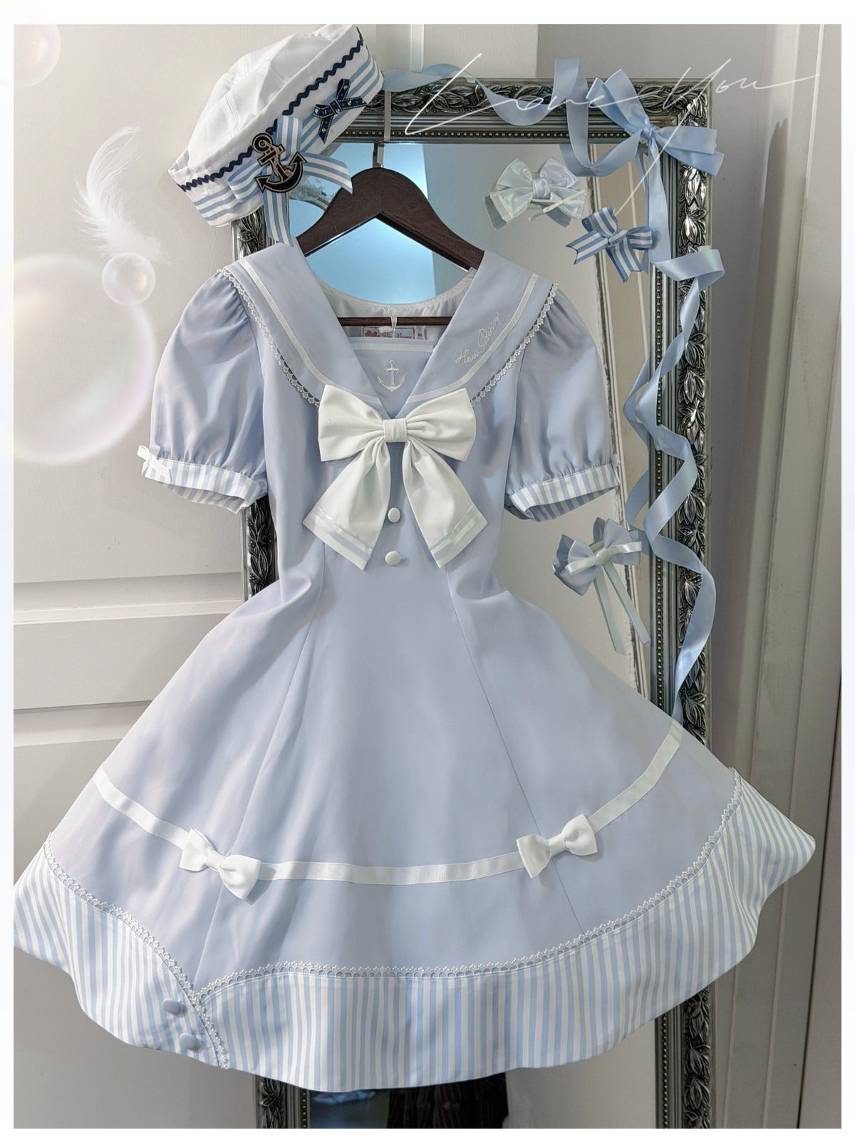 【受注予約7/30まで】Blue Sky Marine セーラーワンピース