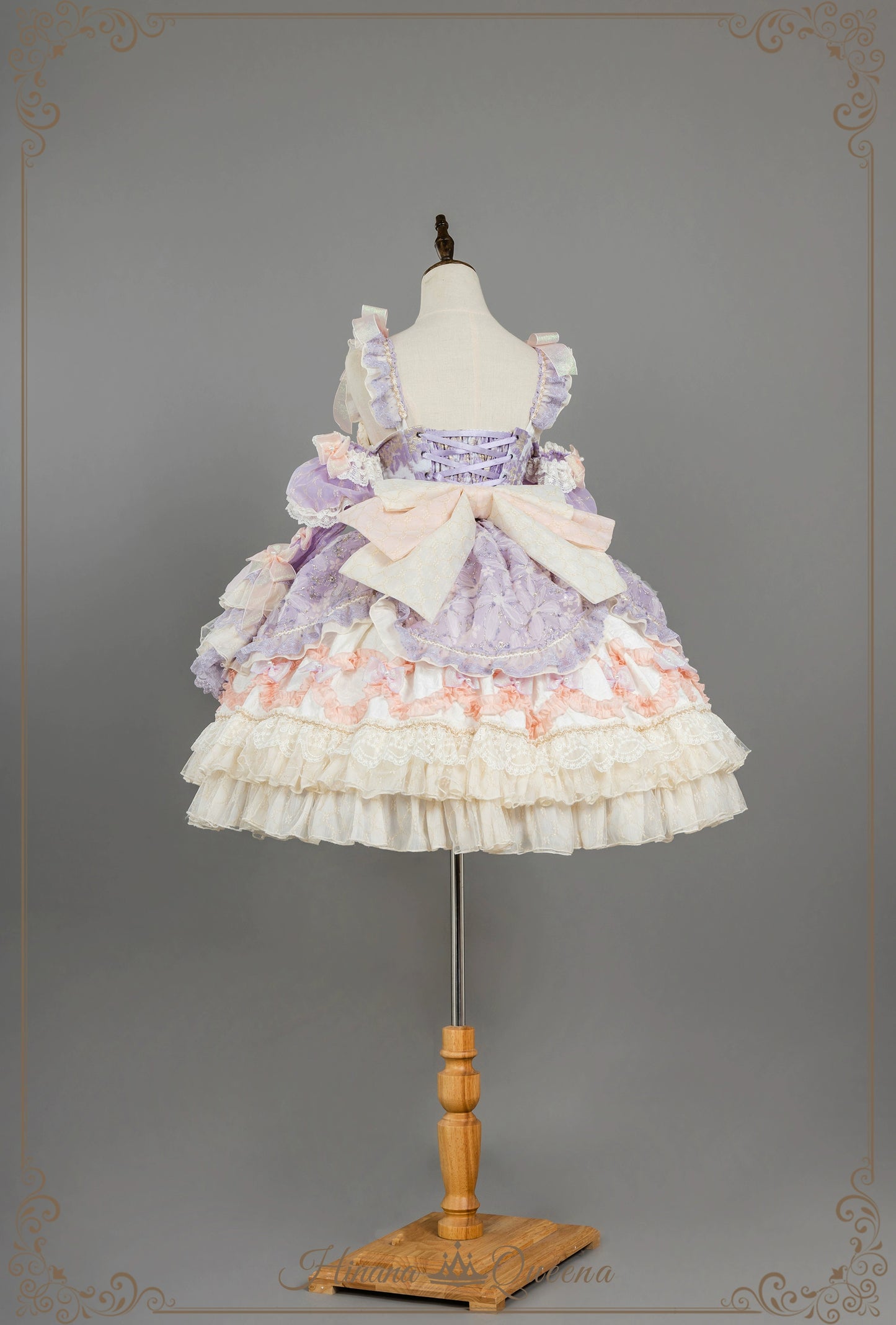 [Sale period ended] Find Brilliant Blossom Lace Bride Dress - Black